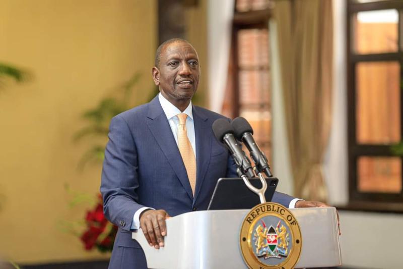 File image of President William Ruto.